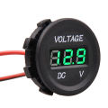 12V-24V Marine Car Voltmeter LED Light Waterproof Voltage Meter